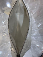 DIOR MEDIUM DIORTRAVEL NOMAD POUCH WHITE MACROCANNAGE CALFSKIN – DOB079