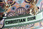 DIOR MEDIUM LADY D-LITE BAG IN MULTICOLOR LIGHTS EMBROIDERY – DOB017