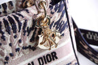 DIOR MEDIUM LADY D-LITE BAG IN MULTICOLOR TIE EMBROIDERY – DOB016