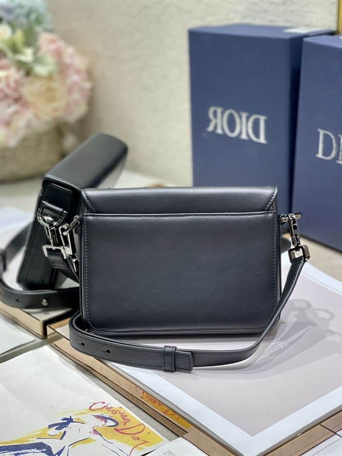 DIOR MESSENGER POUCH OBLIQUE GALAXY BLACK – DOB081