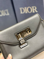 DIOR MESSENGER POUCH OBLIQUE GALAXY BLACK – DOB081
