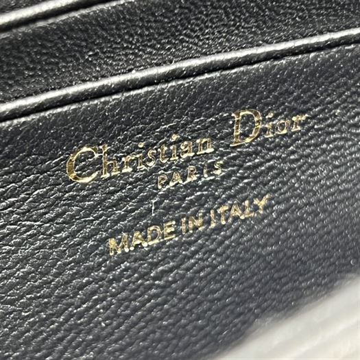 DIOR MISS DIOR MINI BAG BLACK CANNAGE LAMBSKIN – DOB053