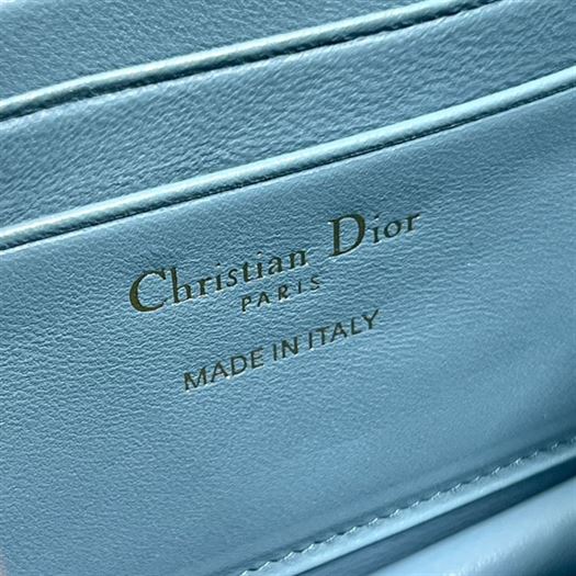 DIOR MISS DIOR MINI BAG BLUE CANNAGE LAMBSKIN – DOB051