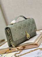 DIOR MISS DIOR MINI BAG CANNAGE LAMBSKIN – DOB055
