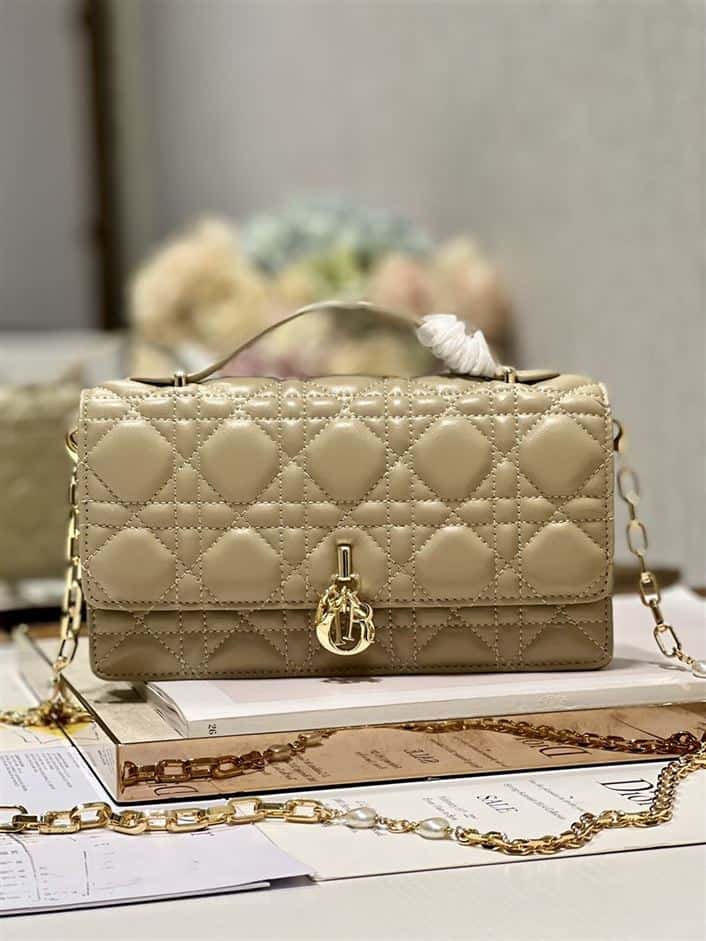 DIOR MISS DIOR MINI BAG CANNAGE LAMBSKIN – DOB056