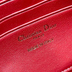 DIOR MISS DIOR MINI BAG RED CANNAGE LAMBSKIN – DOB052