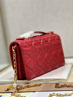 DIOR MISS DIOR MINI BAG RED CANNAGE LAMBSKIN – DOB052