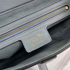 DIOR SADDLE BAG WITH STRAP BLUE – DOB033