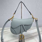 DIOR SADDLE BAG WITH STRAP BLUE – DOB033