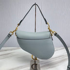 DIOR SADDLE BAG WITH STRAP BLUE – DOB033