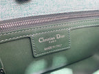 DIOR SMALL DIOR CARO BAG BLUE SUPPLE CANNAGE CALFSKIN – DOB074