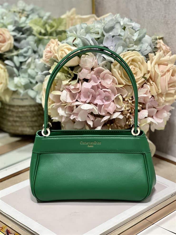 DIOR SMALL DIOR KEY BAG GREEN – DOB023