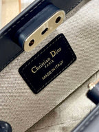 DIOR SMALL DIOR KEY BAG BLUE OBLIQUE JACQUARD – DOB022