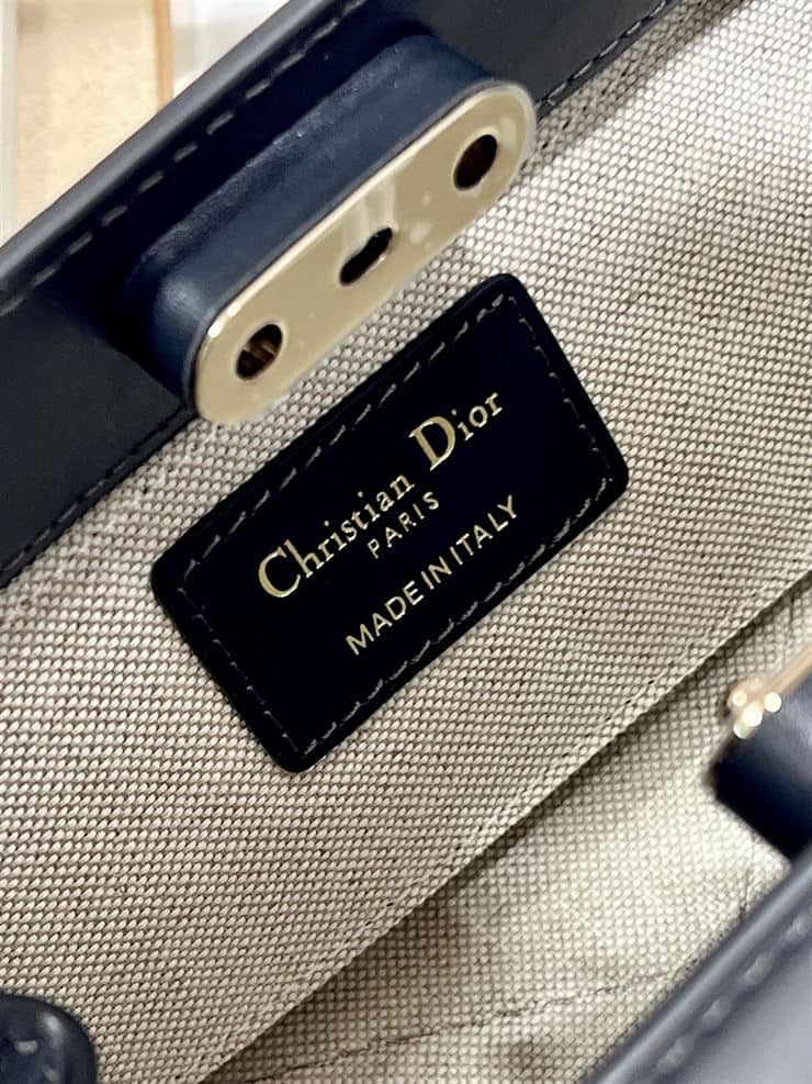DIOR SMALL DIOR KEY BAG BLUE OBLIQUE JACQUARD – DOB022