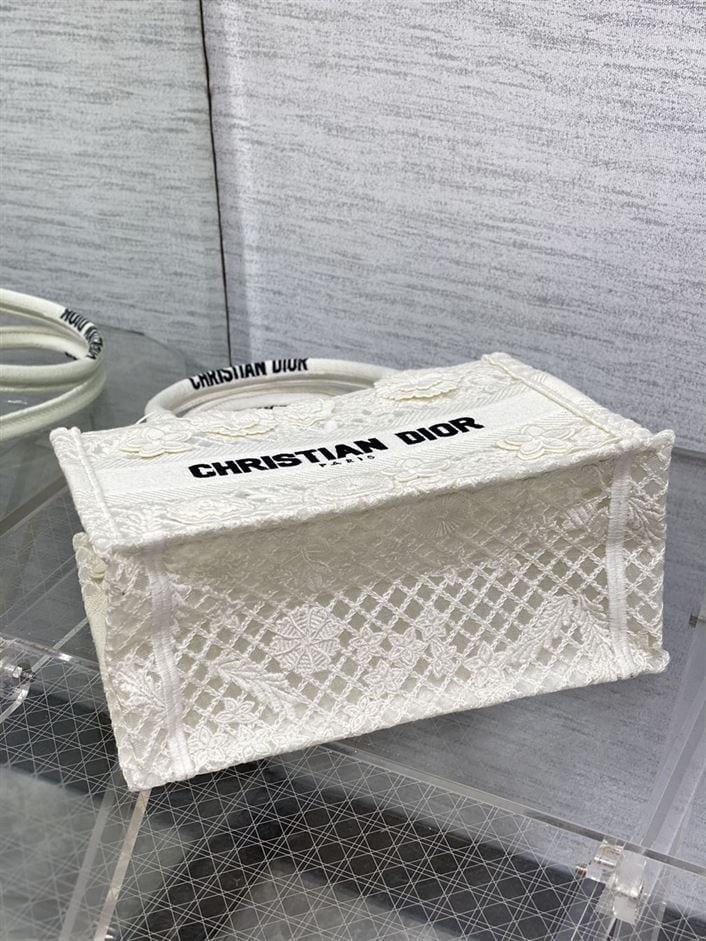 DIOR TOTE BOOK WHITE BAG – DOB029
