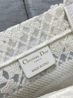 DIOR TOTE BOOK WHITE BAG – DOB029
