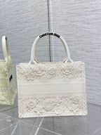 DIOR TOTE BOOK WHITE BAG – DOB029