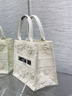 DIOR TOTE BOOK WHITE BAG – DOB029