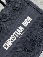 DIOR TOTE BOOK BLACK BAG – DOB030