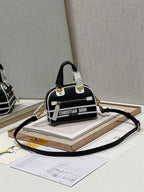 DIOR VIBE ZIP BOWLING MICRO BAG BLACK CALFSKIN – DOB095