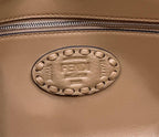 FENDI BAGUETTE BEIGE SELLERIA BAG WITH OVERSIZE TOPSTITCHING – F028