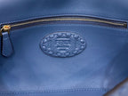 FENDI BAGUETTE BLUE SELLERIA BAG WITH OVERSIZE TOPSTITCHING – F029