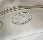 FENDI BAGUETTE CAMELLIA SELLERIA BAG WITH OVERSIZE TOPSTITCHING – F027