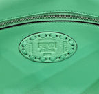 FENDI BAGUETTE GREEN SELLERIA BAG WITH OVERSIZE TOPSTITCHING – F031