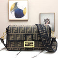 FENDI BAGUETTE JACQUARD FF FABRIC BAG –  F001