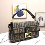 FENDI BAGUETTE JACQUARD FF FABRIC BAG –  F001