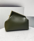 FENDI FIRST MEDIUM GREEN LEATHER BAG – F006