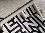 FENDI FIRST MIDI TWO TONE NAPPA LEATHER FENDI BY MARC JACOBS BAG – F044