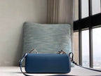 FENDI FIRST SIGHT BLUE LEATHER MINI BAG – F032