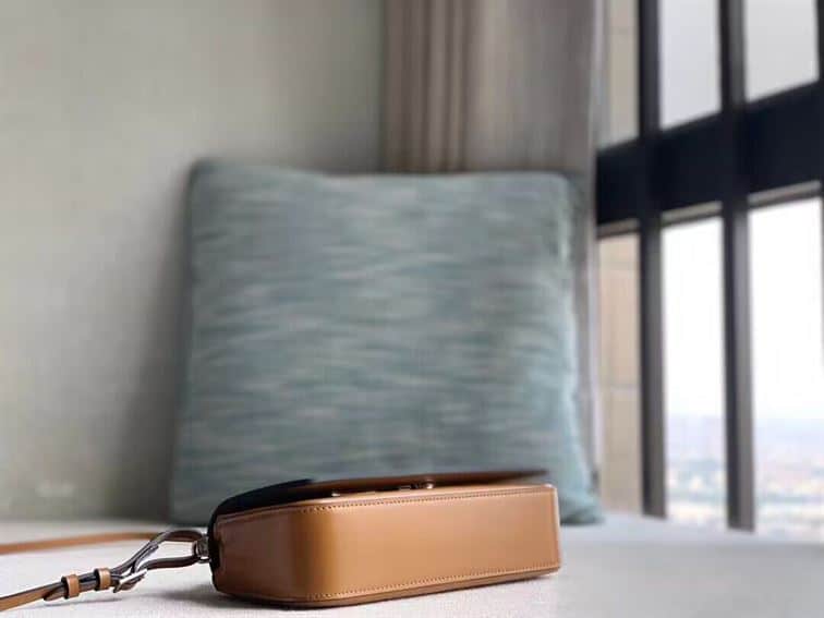 FENDI FIRST SIGHT BROWN LEATHER MINI BAG – F033