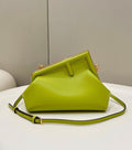 FENDI FIRST SMALL ACID GREEN LEATHER BAG – F046