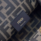 FENDI FIRST SMALL BROWN LEATHER BAG – F052