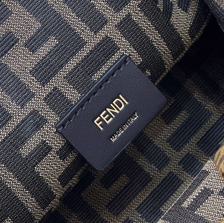 FENDI FIRST SMALL BROWN LEATHER BAG – F052