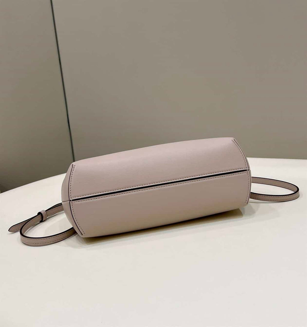 FENDI FIRST SMALL DOVE GREY LEATHER BAG – F050
