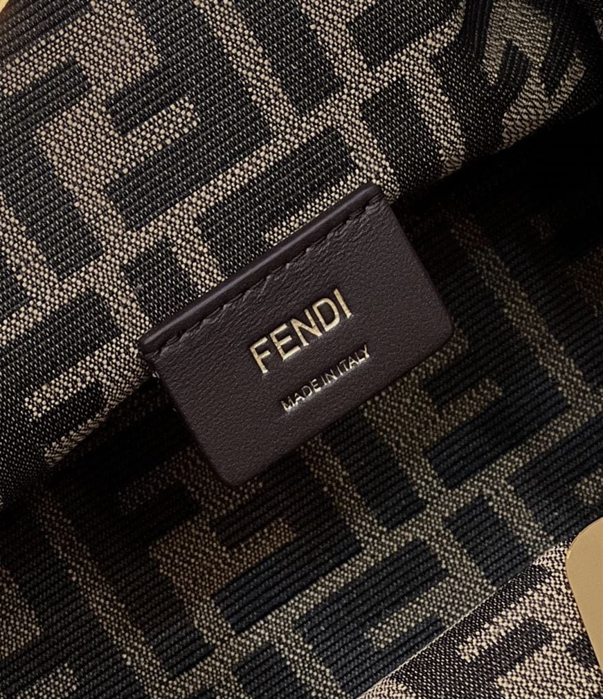 FENDI FIRST SMALL DOVE GREY LEATHER BAG – F050