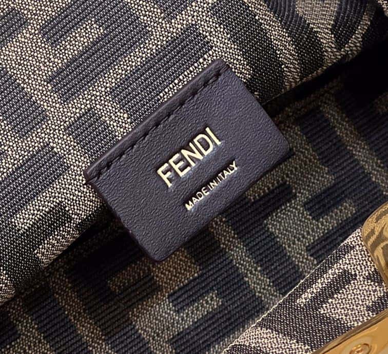 FENDI FIRST SMALL LIGHT BLUE LEATHER BAG – F051