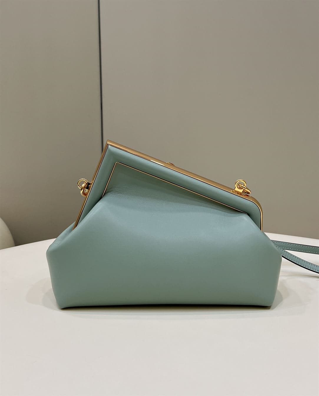 FENDI FIRST SMALL MINT GREEN LEATHER BAG – F049