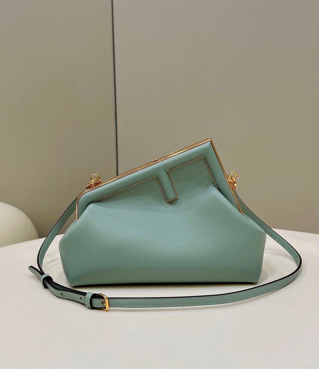 FENDI FIRST SMALL MINT GREEN LEATHER BAG – F049