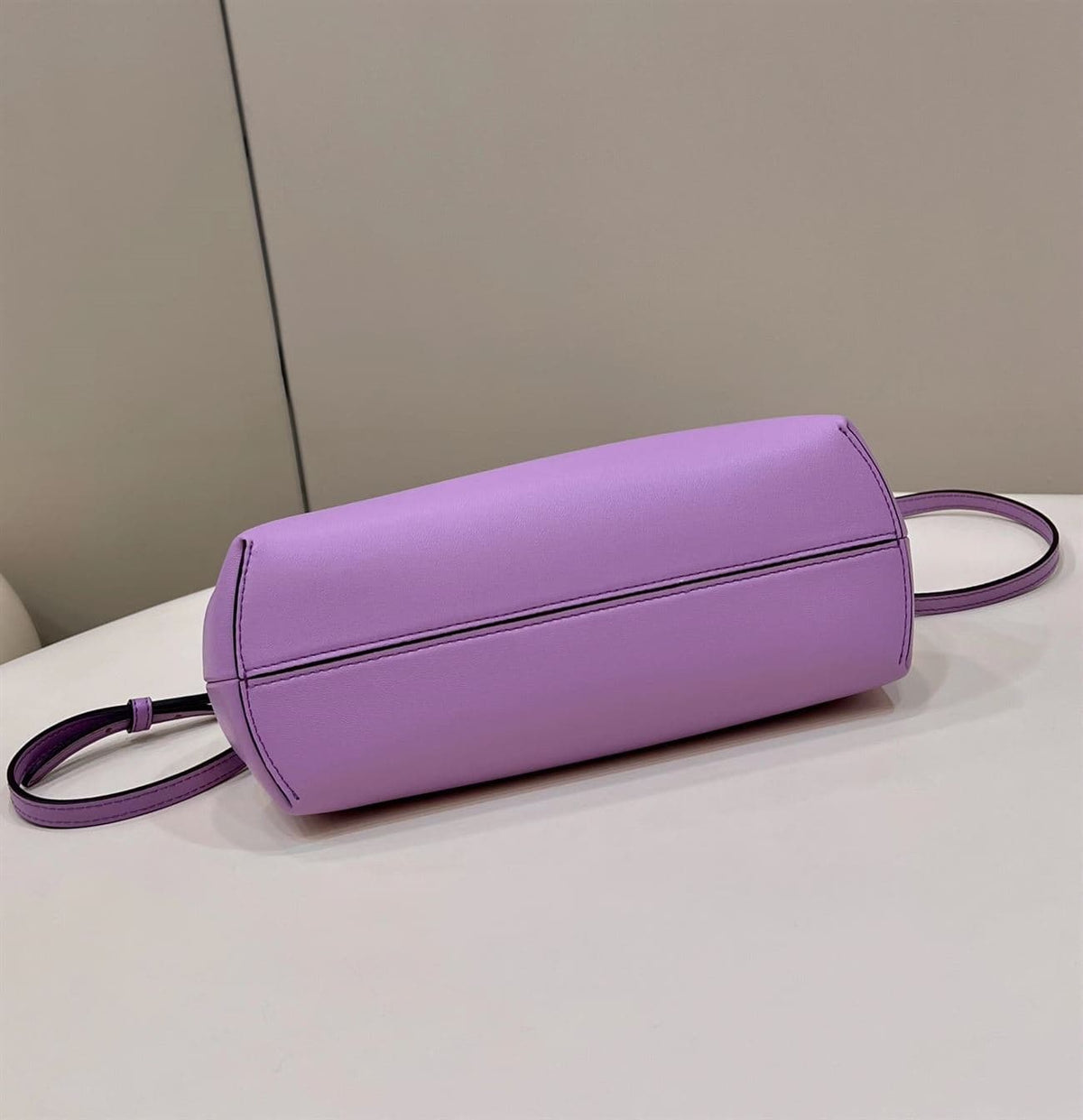 FENDI FIRST SMALL PURPLE LEATHER BAG – F048