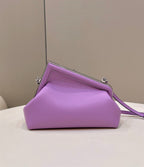FENDI FIRST SMALL PURPLE LEATHER BAG – F048