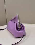 FENDI FIRST SMALL PURPLE LEATHER BAG – F048