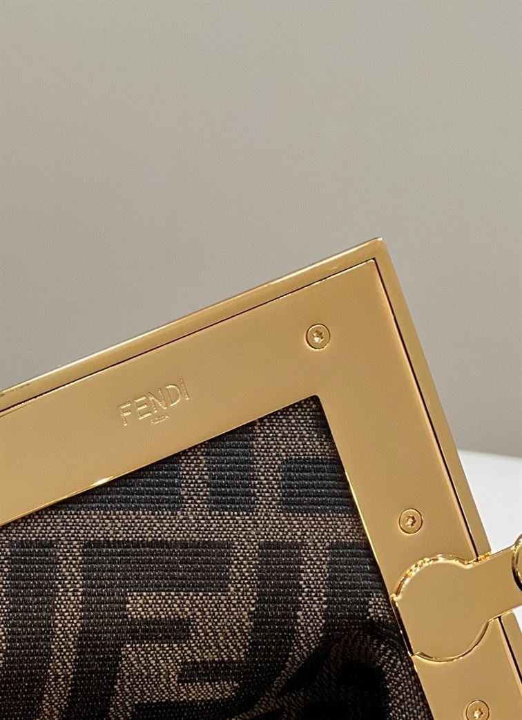 FENDI FIRST SMALL TURQUOISE LEATHER BAG – F047
