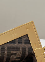 FENDI FIRST SMALL TURQUOISE LEATHER BAG – F047