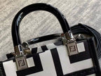FENDI MINI SUNSHINE SHOPPER TWO TONE LEATHER FENDI BY MARC JACOBS MINI BAG – F040