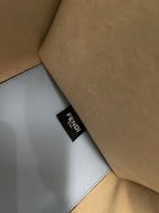 FENDI SUNSHINE MEDIUM LIGHT BLUE LEATHER SHOPPER – F021