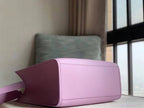 FENDI SUNSHINE MEDIUM LILAC LEATHER SHOPPER – F020